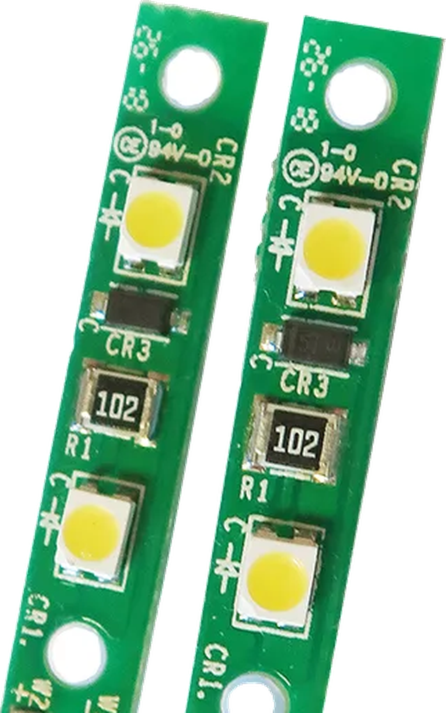 PWI original photographed green Seat Belt / Smoking Sign LED backlight boards